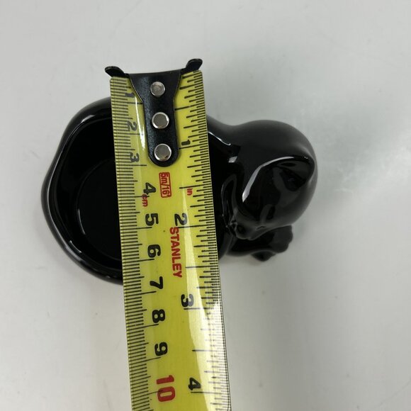 PartyLite Sleeping Black Cat Kitten Halloween Tea Light Candle Holder P90013 - Picture 6 of 6